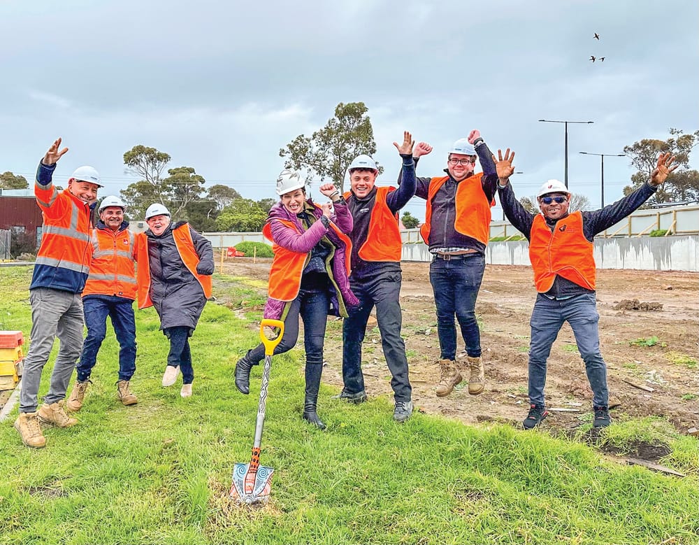 Hospital sod turning post image