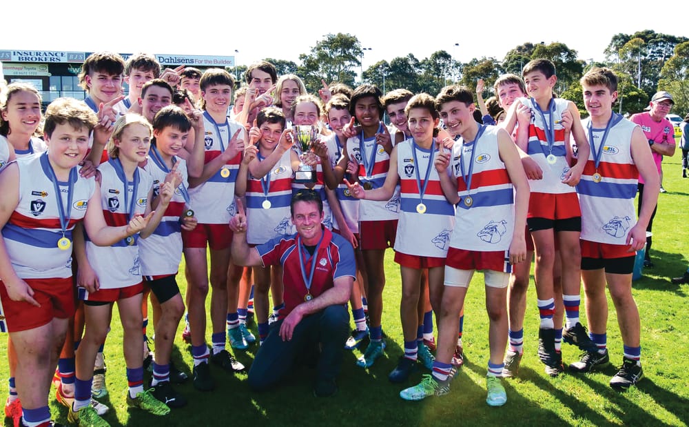 Premiers! Under 14 Blues celebrate Grand Final victory post image