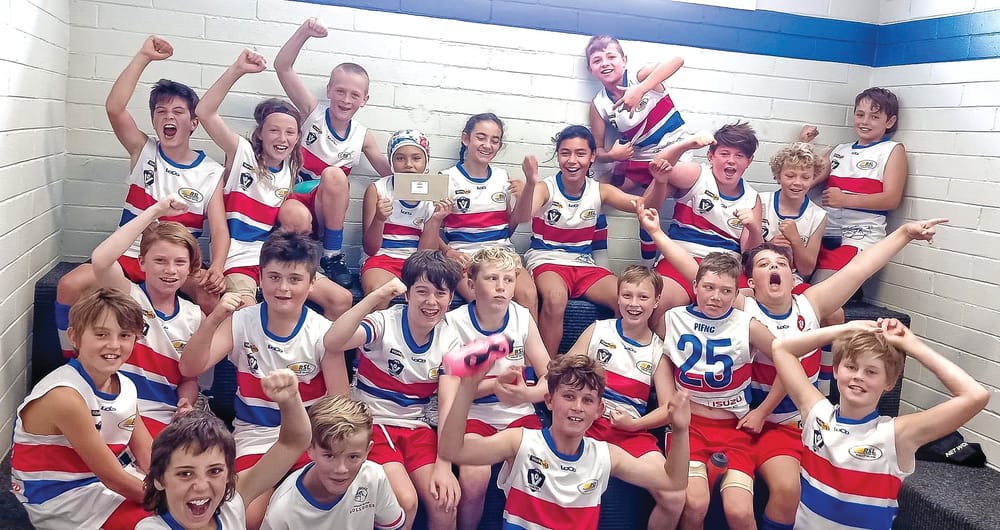 U12s Blue finish strong! post image