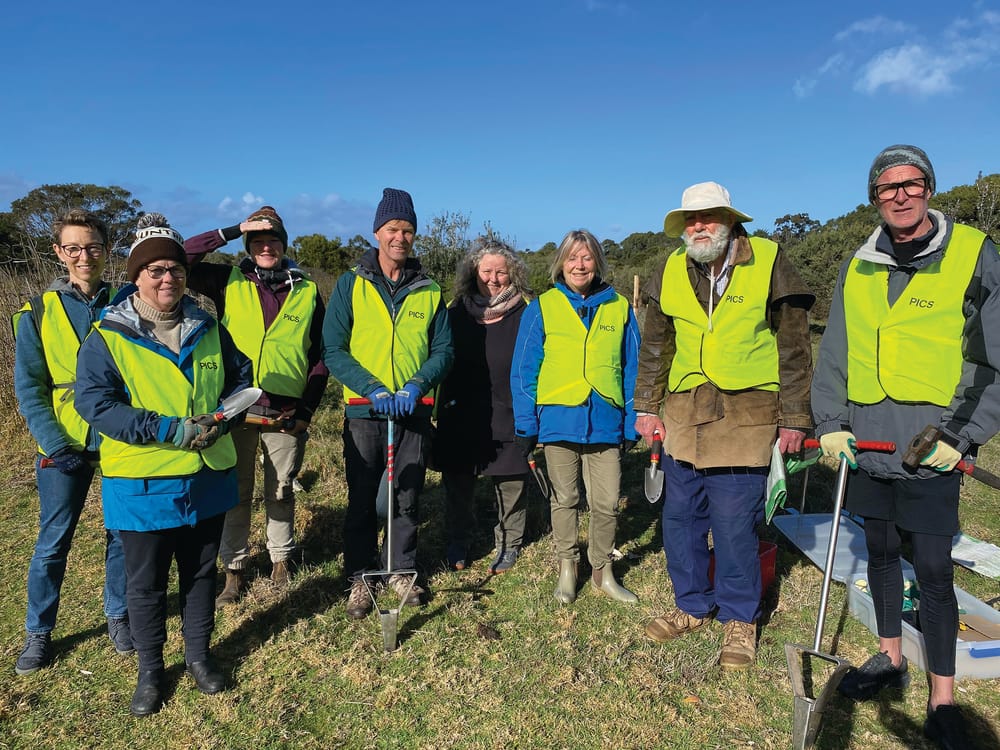 Saltwater Creek planting day post image