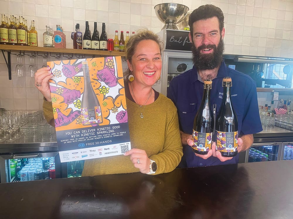 Beer and bubbles fundraiser for Free 3D Hands post image