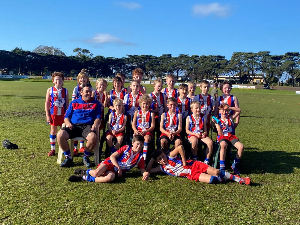 Junior footballers show talent in weekend games- U10s Reds post image