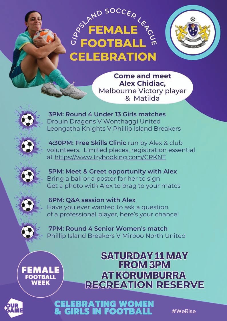 Female Football Celebration at Korumburra post image