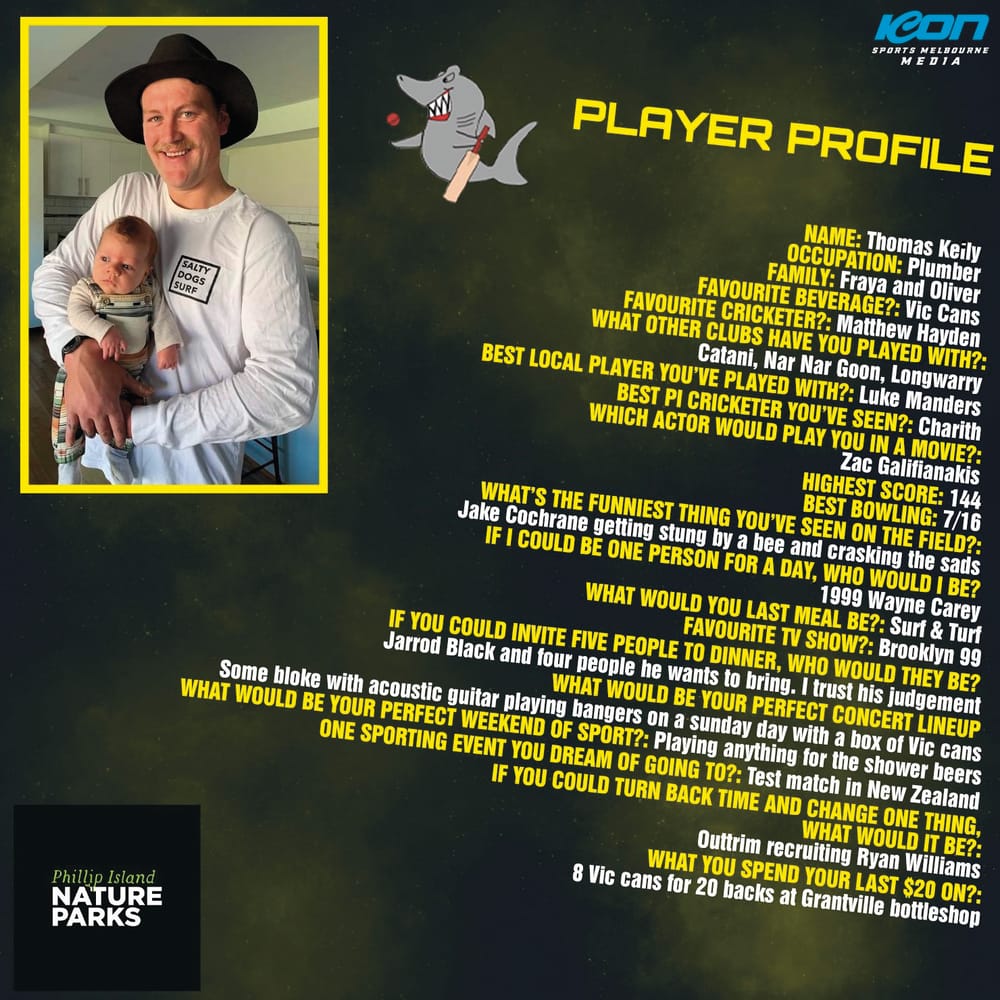 Cricket profile - Thomas Keily post image