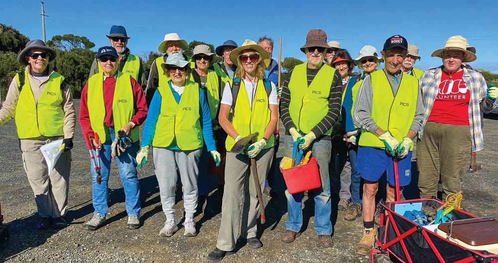 Friends clean up post image