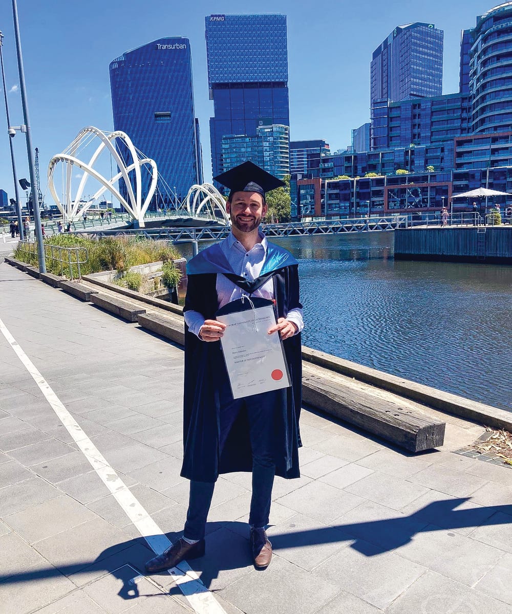 Darcy graduates post image