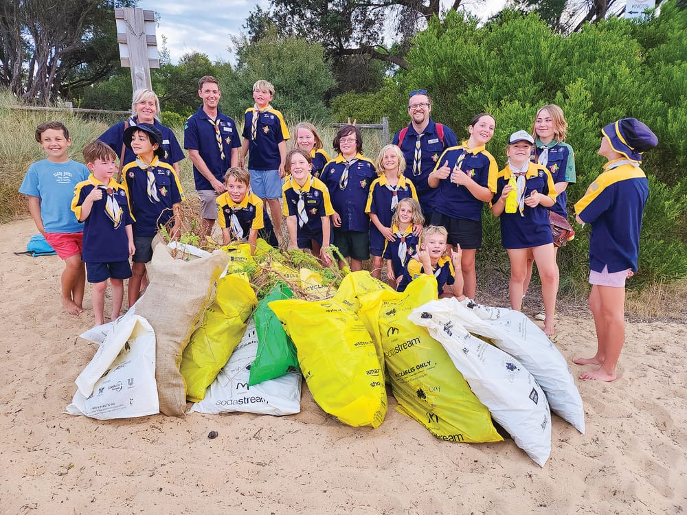 Cubs and Scouts purge sea spurge post image