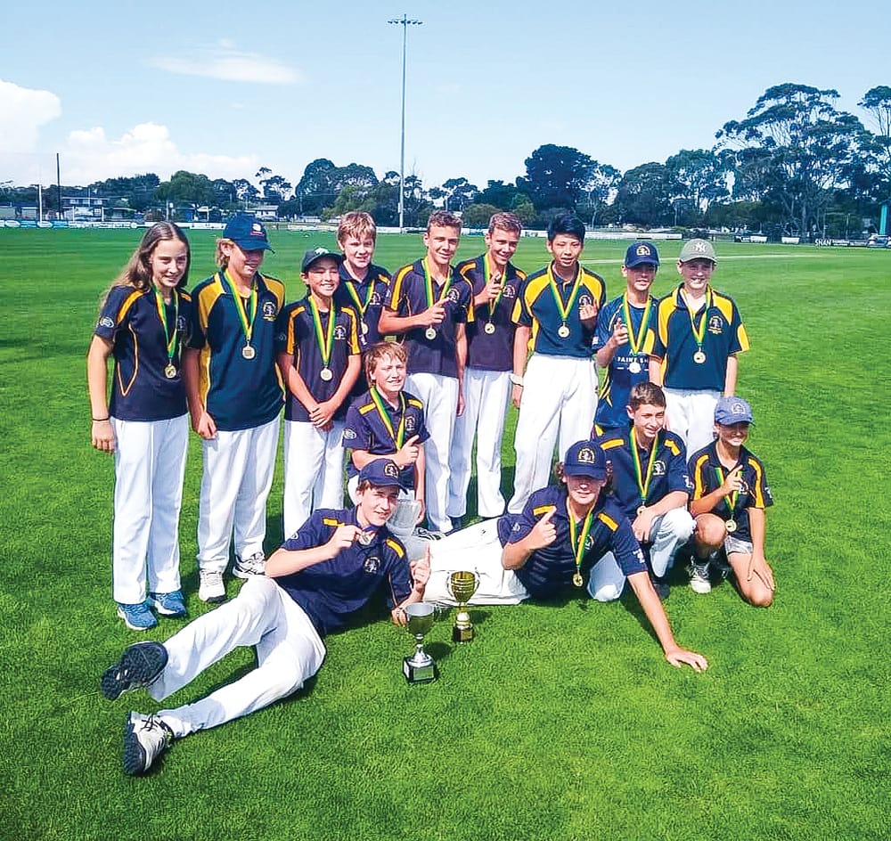 Island Under 15s cricketers are premiers post image