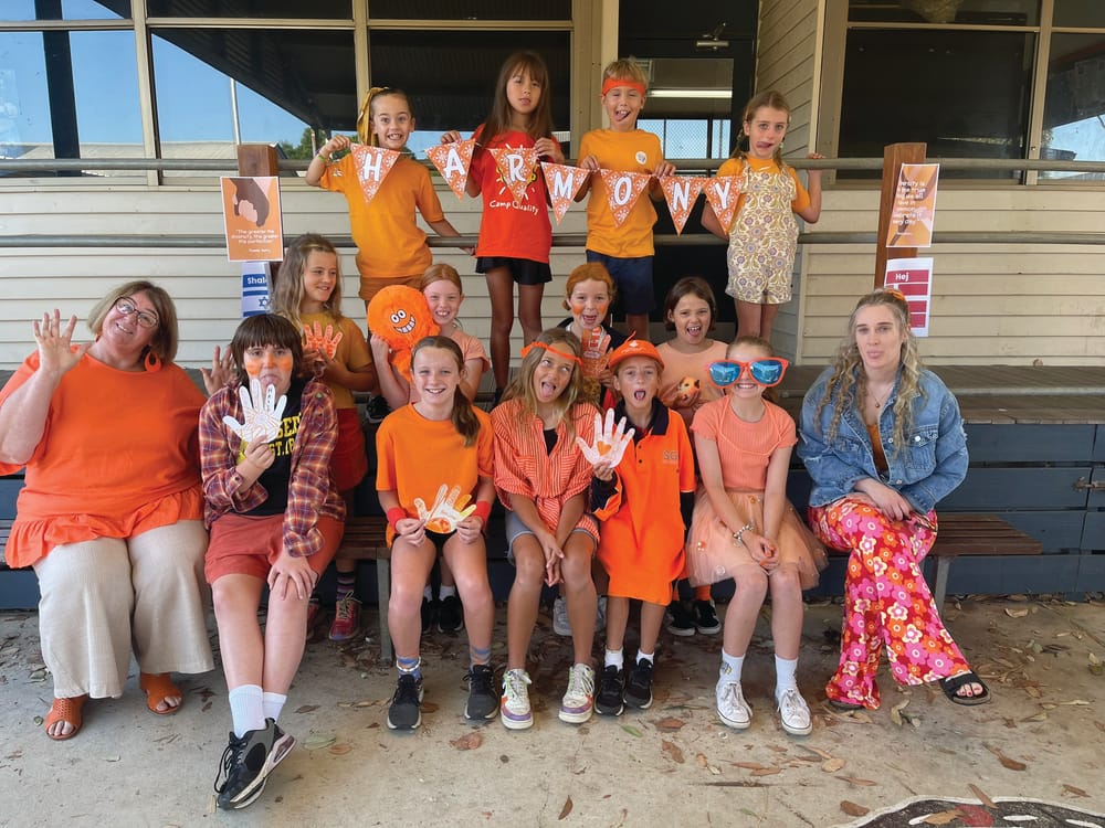 School turns orange in Harmony post image