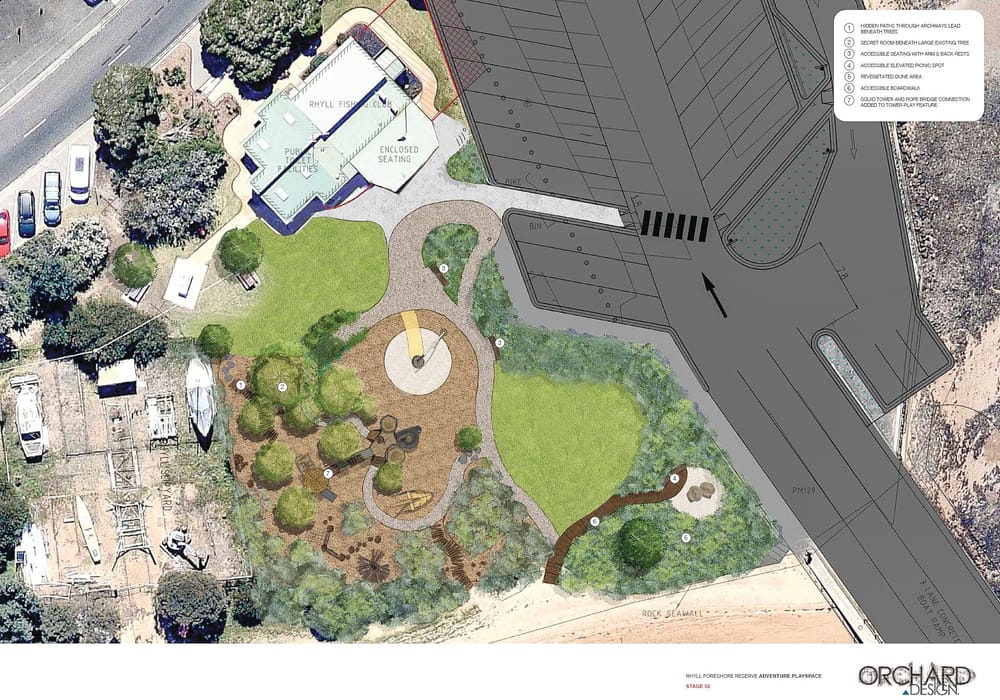 Rhyll playground construction post image