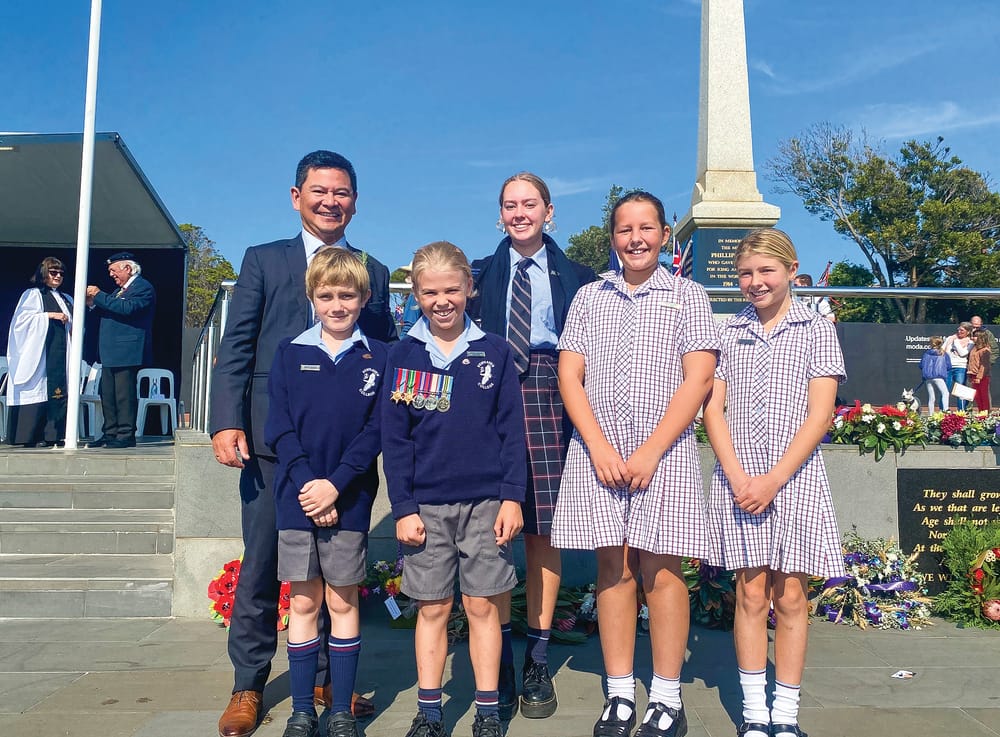Newhaven student leaders’ Anzac contribution post image