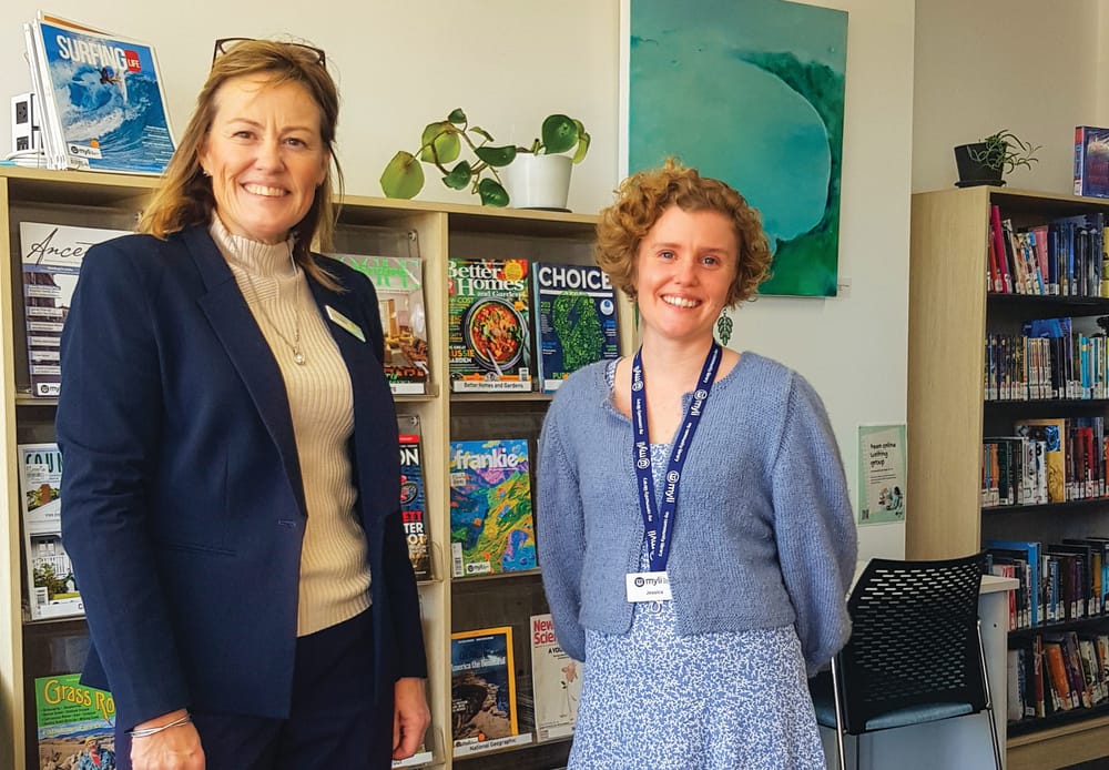 Art at the library post image