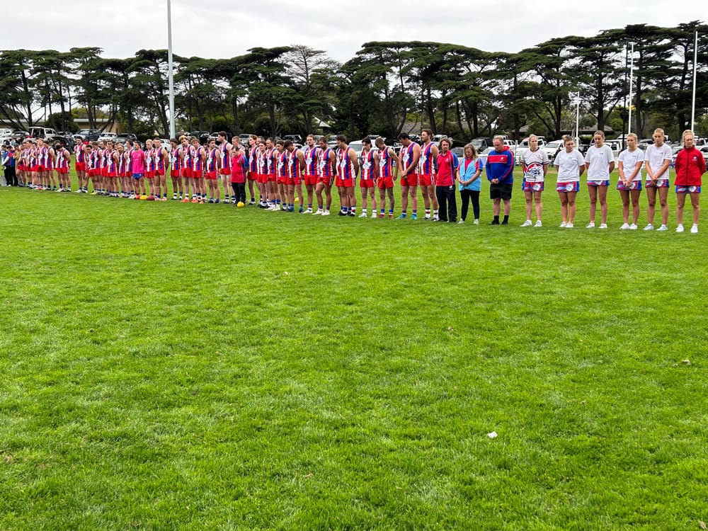 Anzac Day was marked by PIFNC at a pre match ceremony conducted by the Phillip Island RSL on Saturday. post image