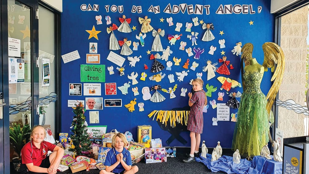 Advent angels and gift of giving post image