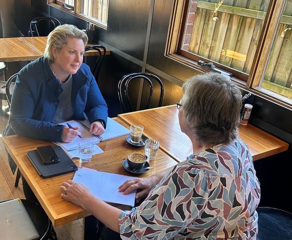 Mary listens to Cowes' concerns post image