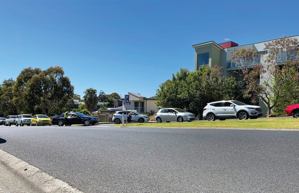 Test site busy as Covid cases continue post image