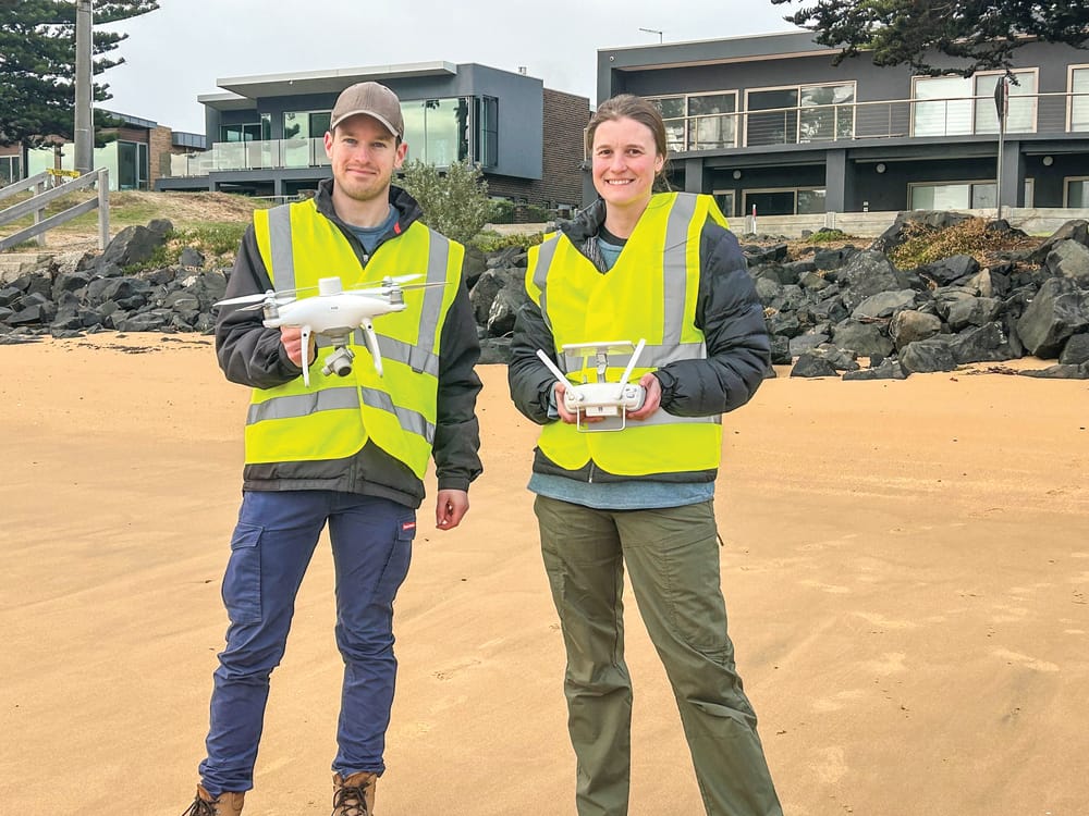 Drones back at Cowes beaches post image