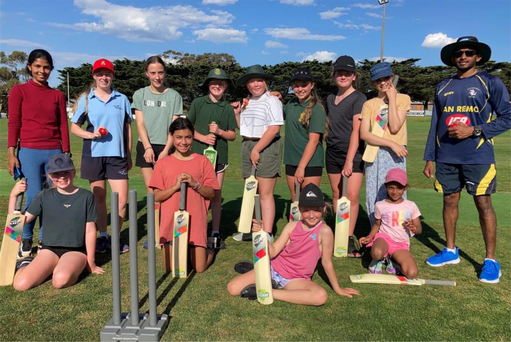 Girls come ‘n’ try cricket clinics post image