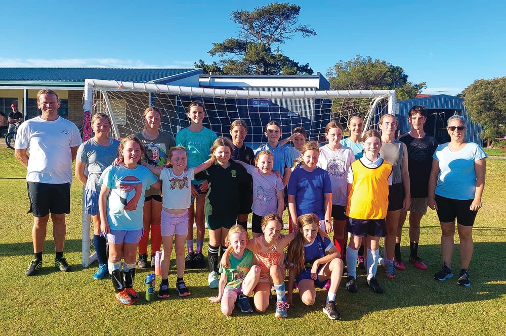 Preparation for U13s girls soccer underway post image