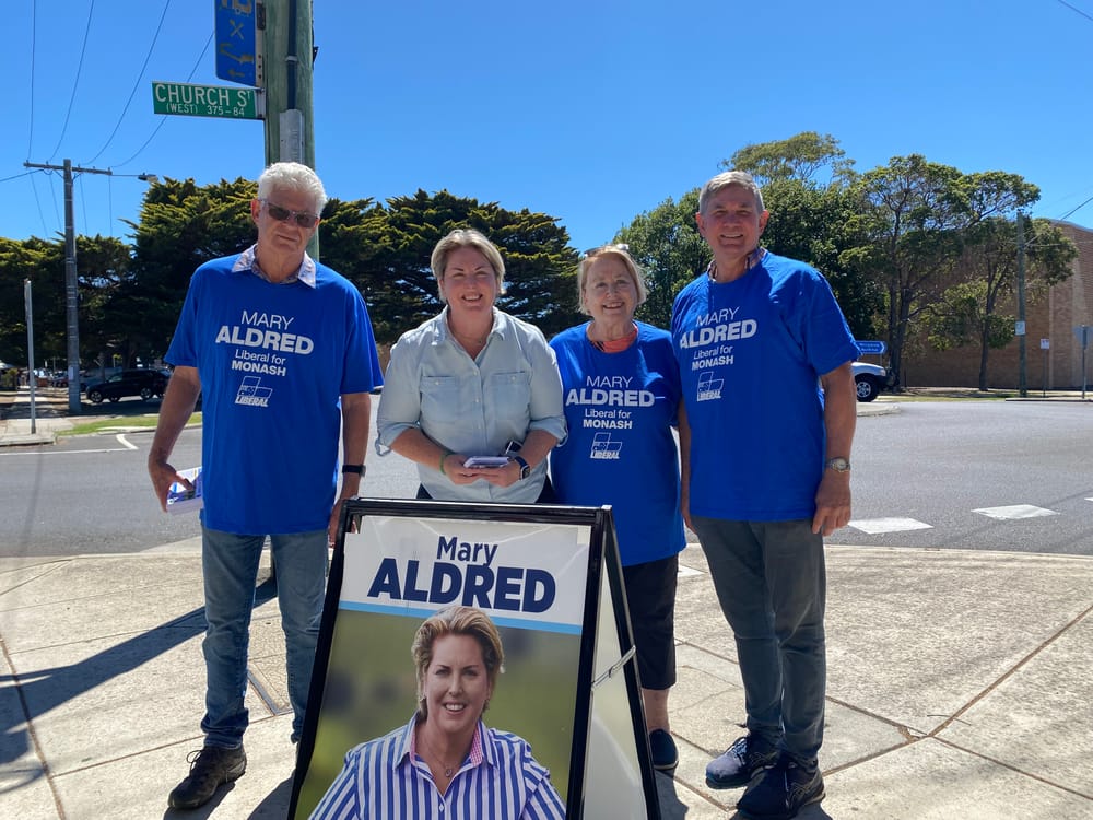 Mary Aldred hits the streets post image