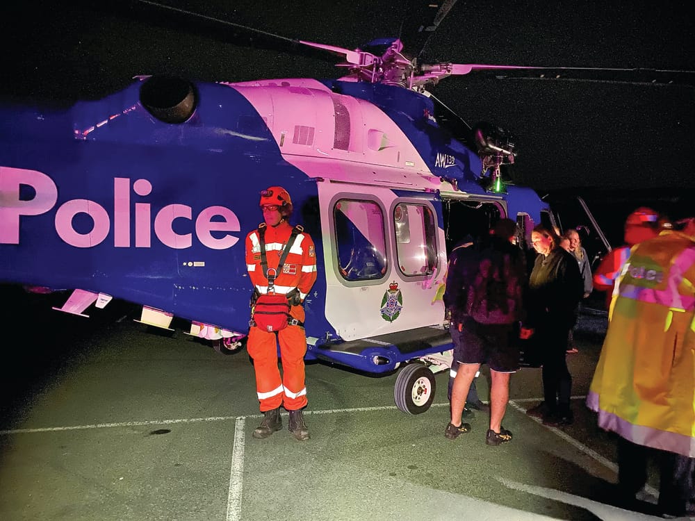 Air winched from Cleeland Bight post image