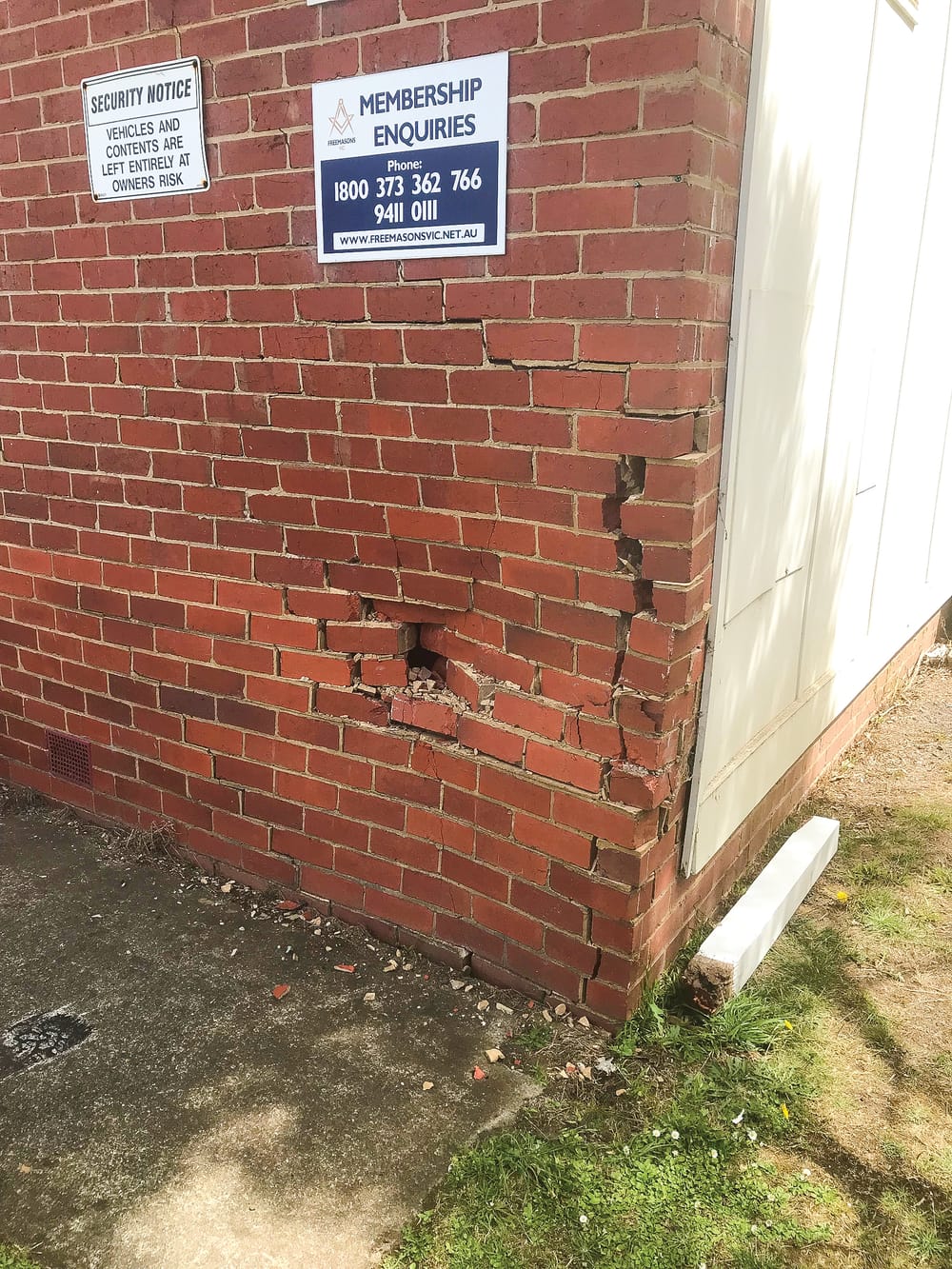 Police on the case for Masonic Lodge damage post image