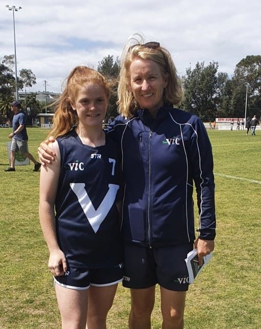 Our girls take to the field post image