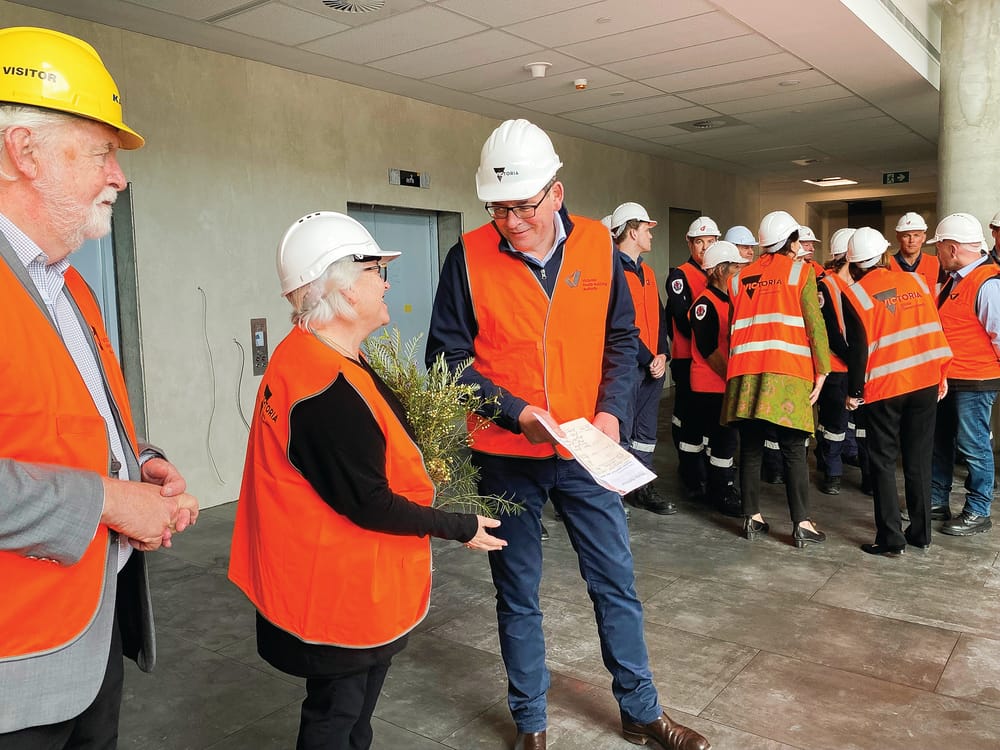 Premier visits with multi-million-dollar pledge for hospital post image