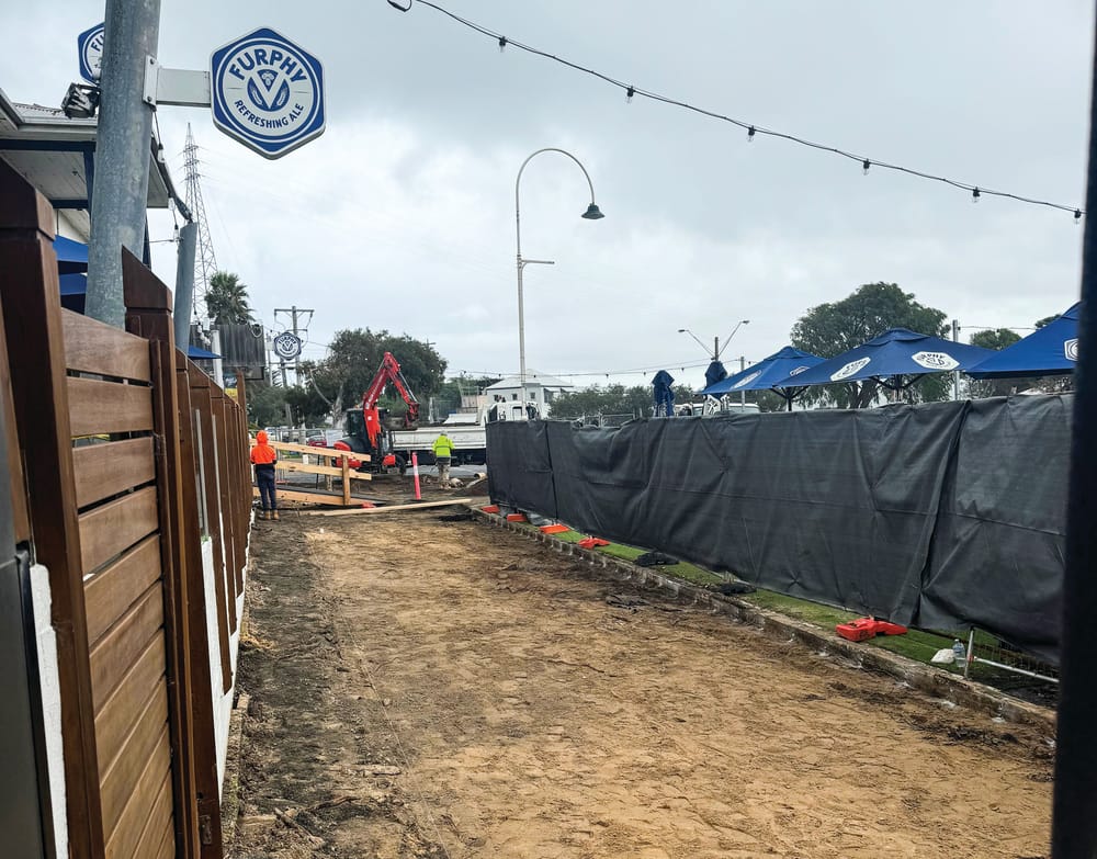 San Remo footpath works resume post image