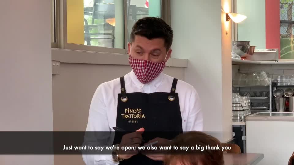 Pino's Trattoria - Back in business post image