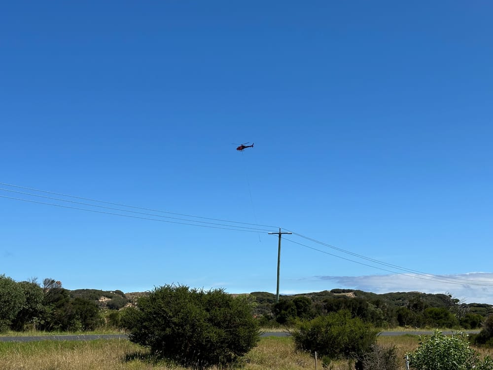 Flying in for Forrest Caves upgrade post image