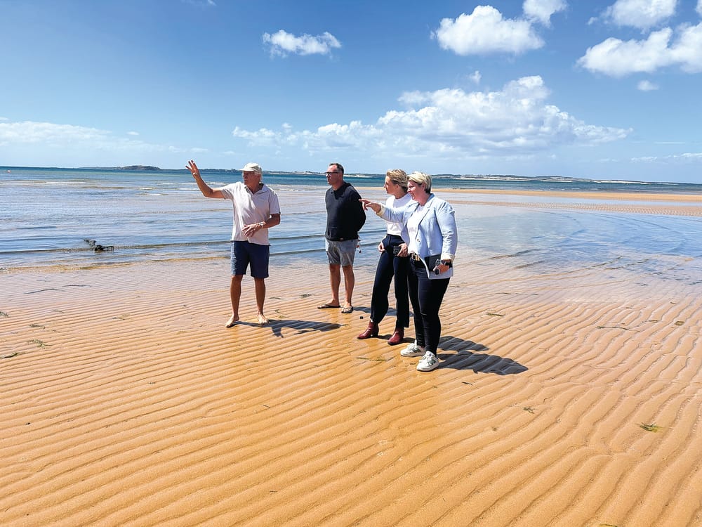 Erosion and sports hub focus of visit post image