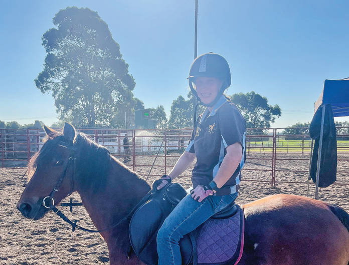 Pony Club member of the month Chloe Wooley and her pony Jess post image