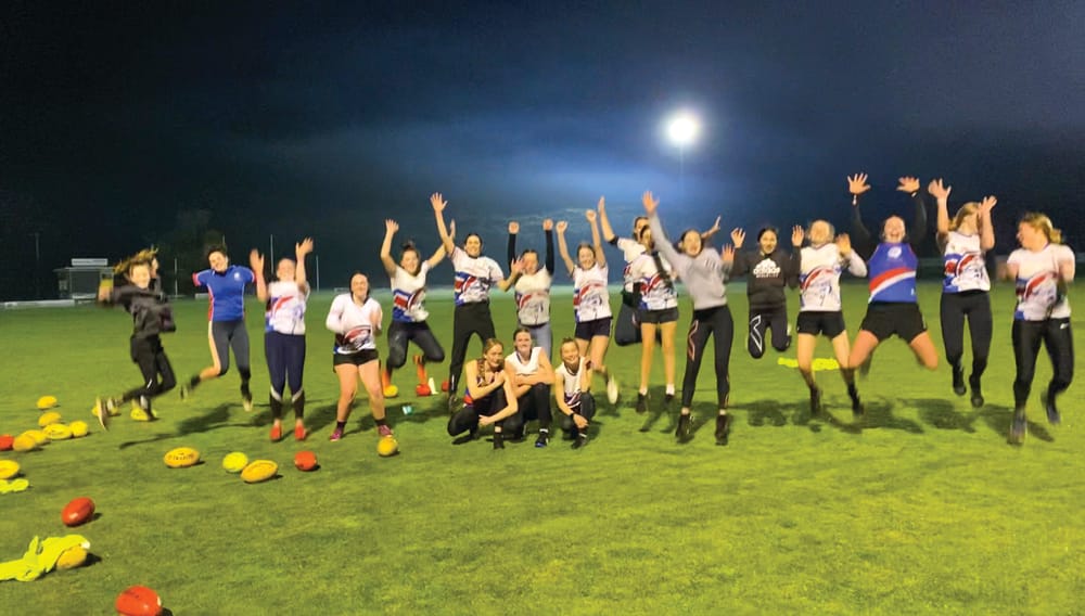 Kids footy training commences at last post image