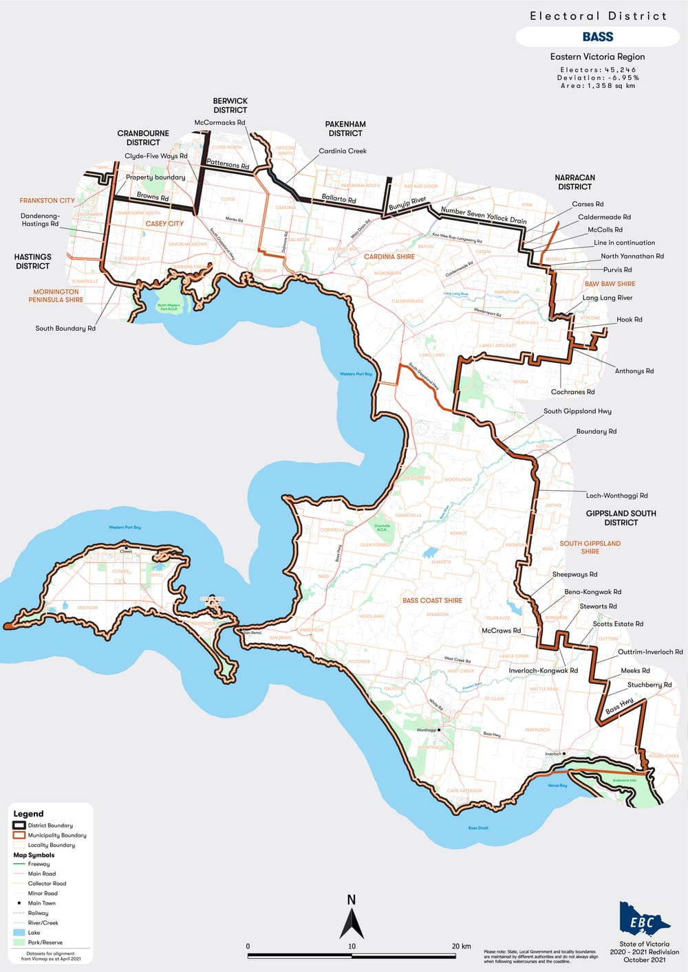 Electoral review: Inverloch stays with Bass post image