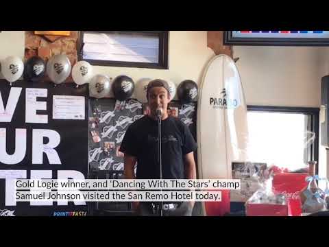 Actor Samuel Johnson visits with LYS team post image