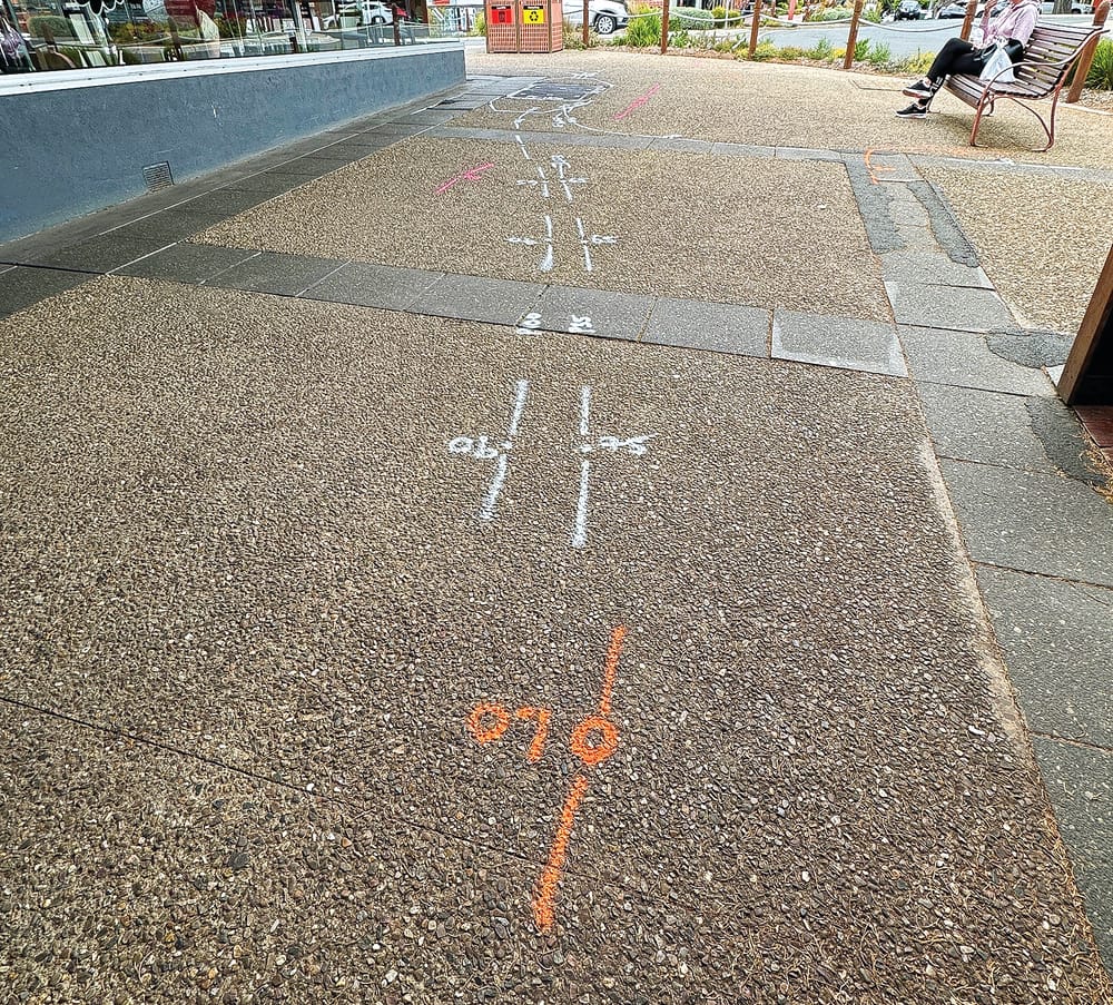 Plans marked out post image