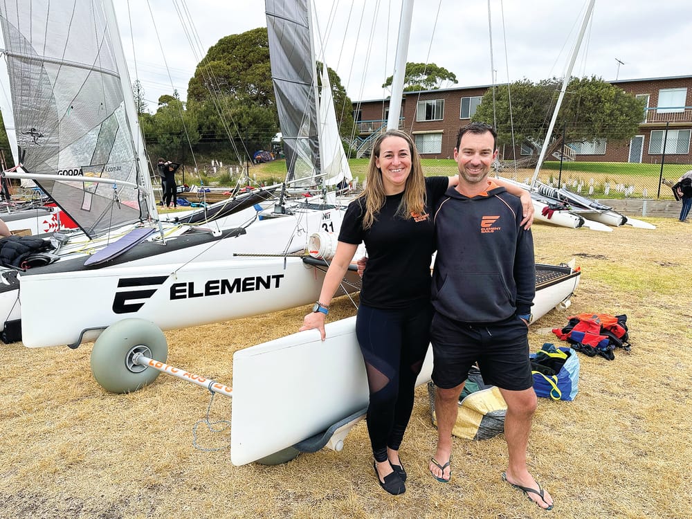 Snippets from the Around French Island Catamaran race post image