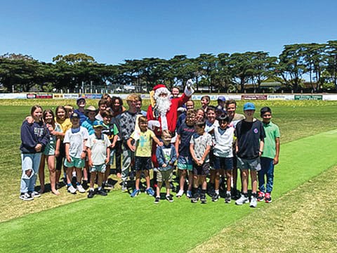 Junior cricket Christmas party post image