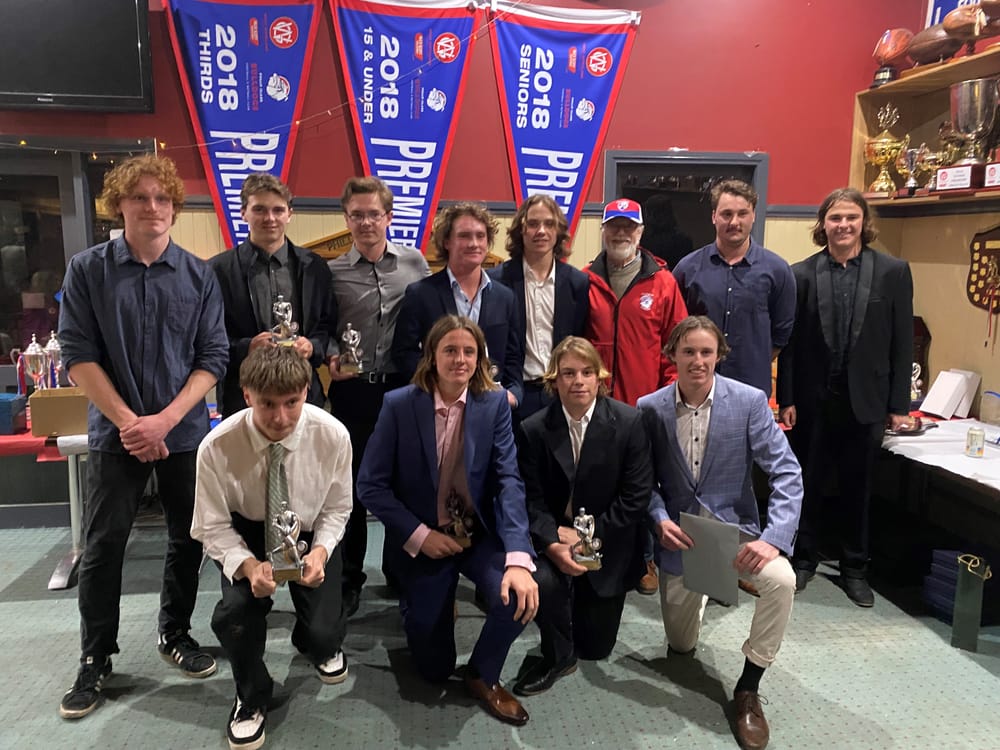 U18s Football - PIFNC presentation evening post image