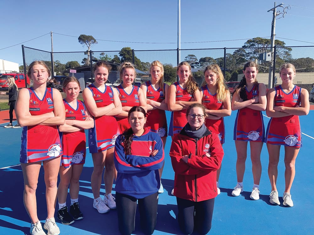 U17 netball team post image