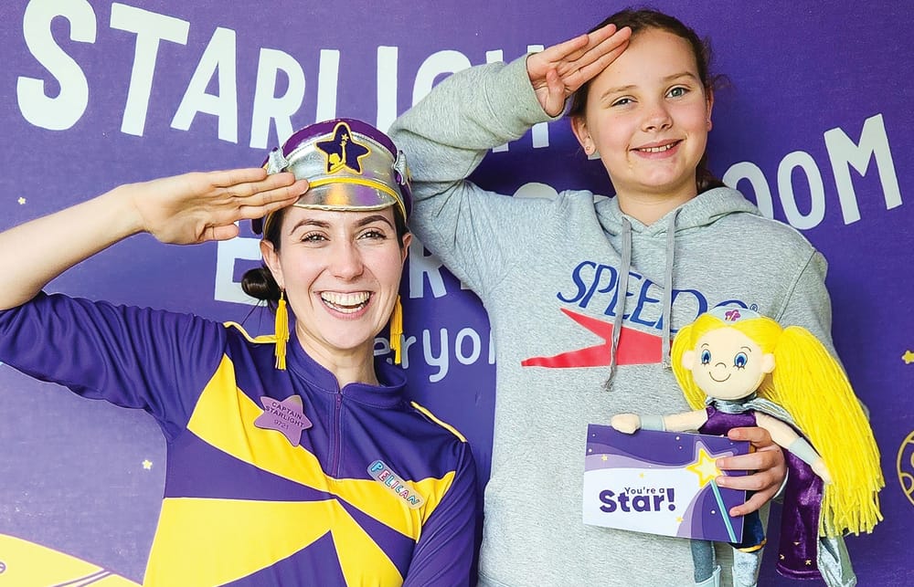 Amy laps it up post image