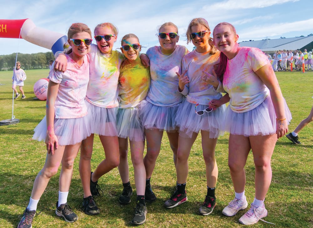 Painting the town red, and green, and pink….. post image