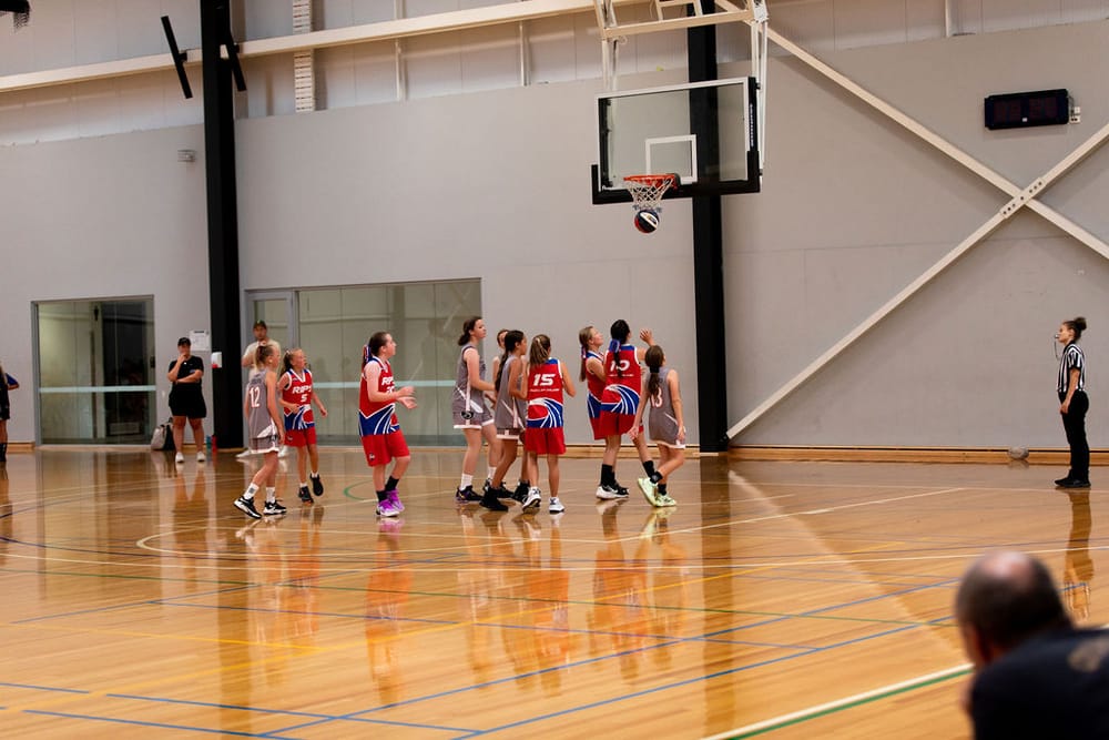 Rips basketball teams excel - U14 girls post image