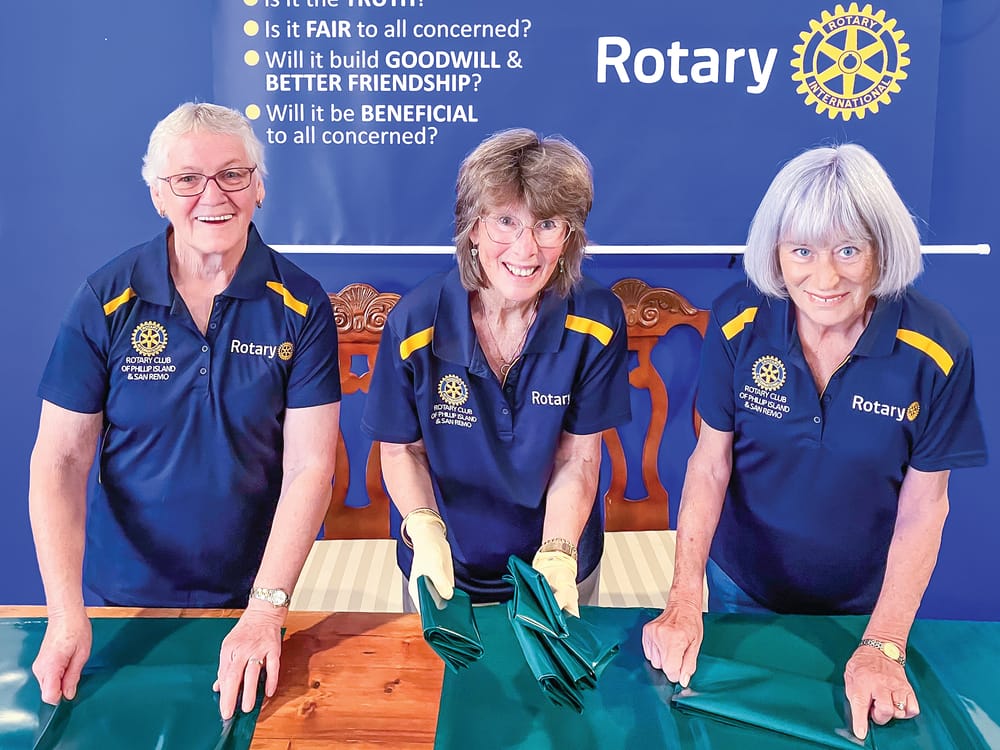 Rotary Club packs lifesaving birthing kits post image