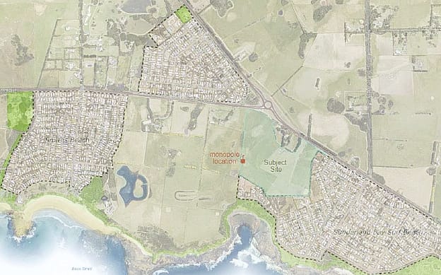 Sunderland Bay phone tower refused post image