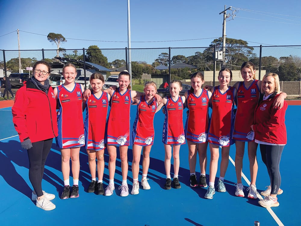 U13 netballers post image
