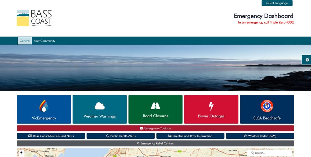 New emergency dashboard post image