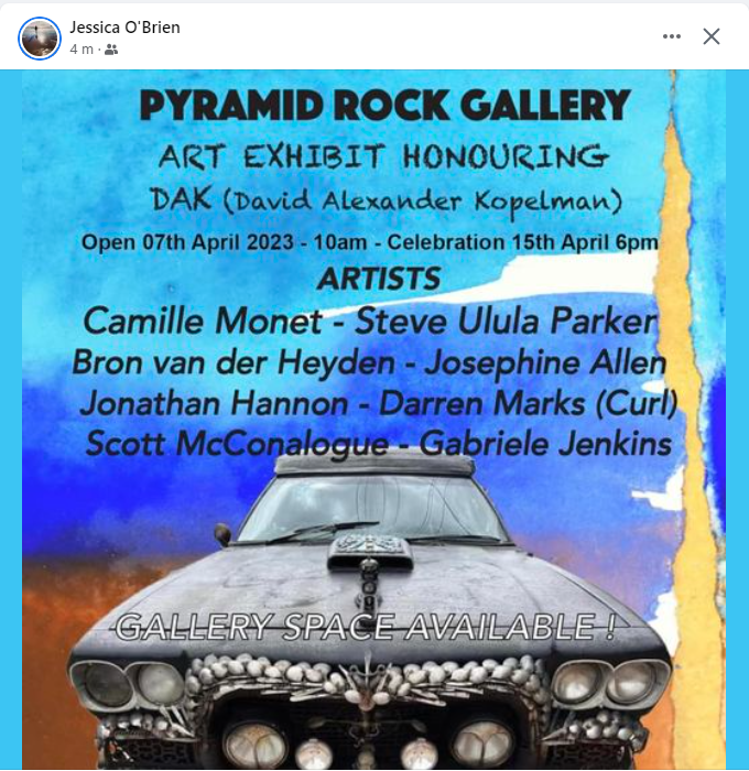 Art exhibition honouring DAK post image