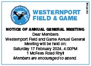 Westernport Field and Game AGM post image